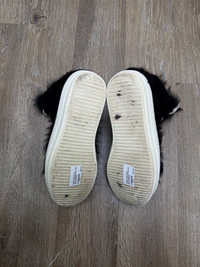 Preowned Rick Owens Ramone High Mohair Black Milk Size 45 (NO BOX)