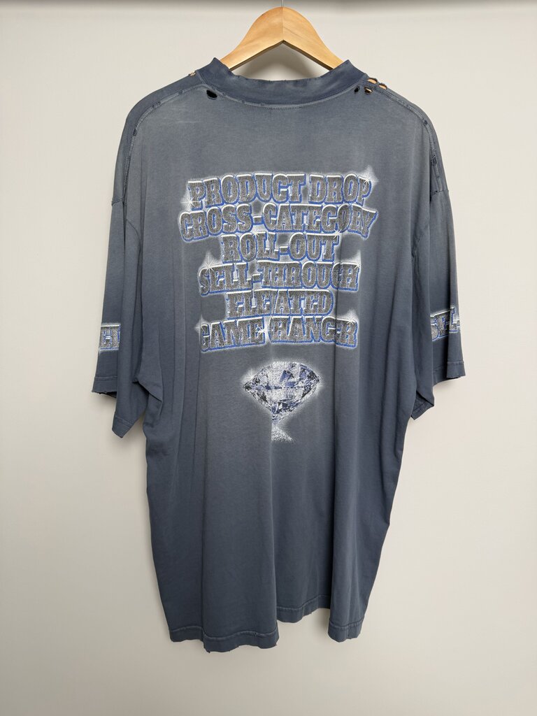 Pre-Owned Balenciaga See Now Tee Sz. XL