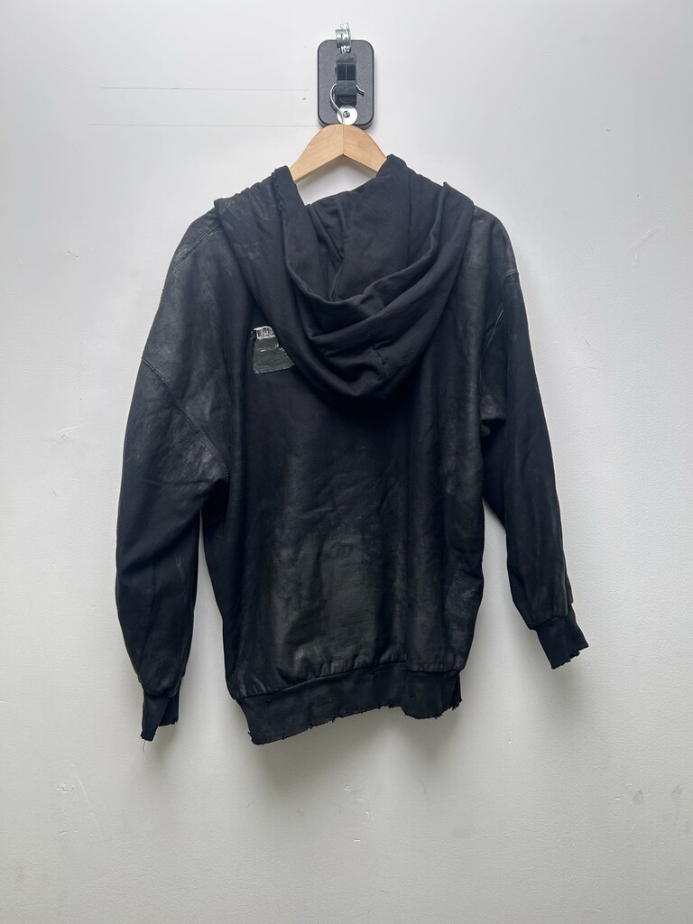 Preowned Balenciaga Mud Black Campaign Zip Up Sz.Small