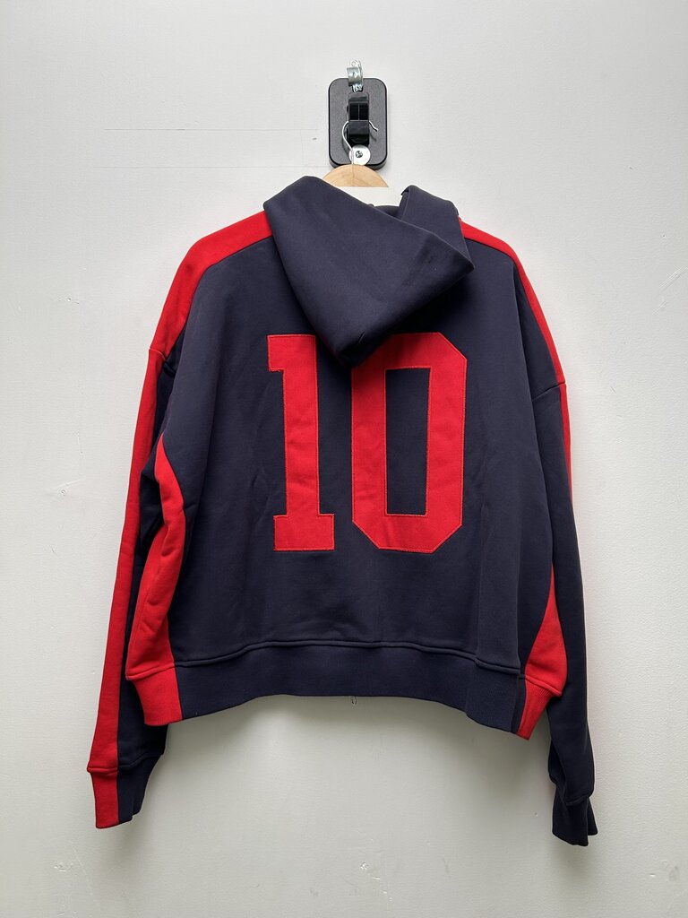 New HMDD Navy Red Soccer Zip Up Sz.Small