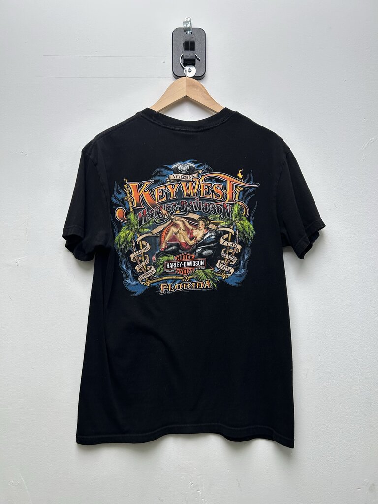 2010 Harley Davidson Leprechaun Black Green Tee Size Large