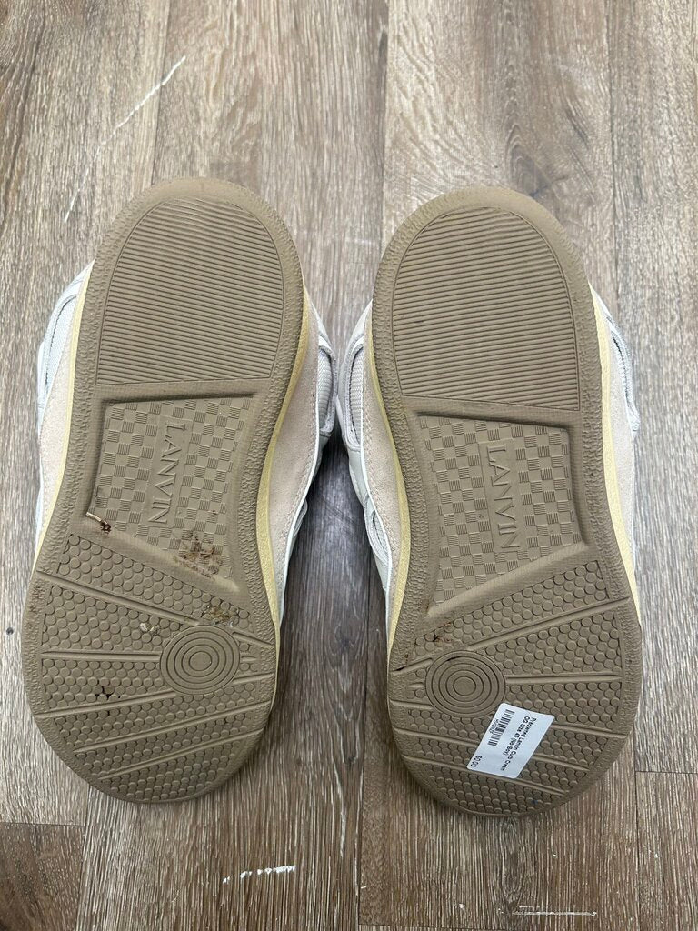 Preowned Lanvin Curb Cream OG Size 45 (No Box)