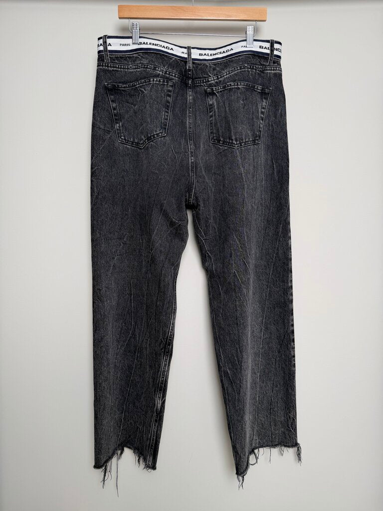 Pre-Owned Balenciaga Belt Denim Sz. L