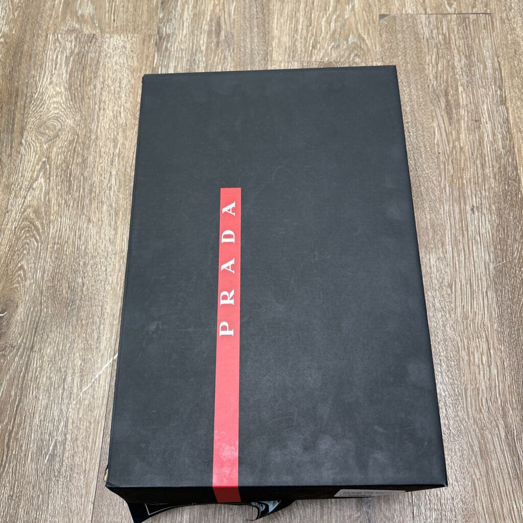 Preowned Prada Americas Cup Green White Silver sz.10(11.5M)