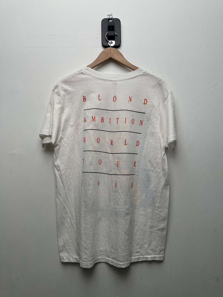 1990 Madonna White Tee Sz L