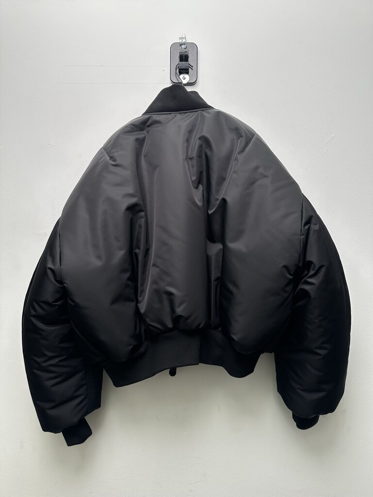 Preowned Balenciaga Black Oversized Bomber sz.S