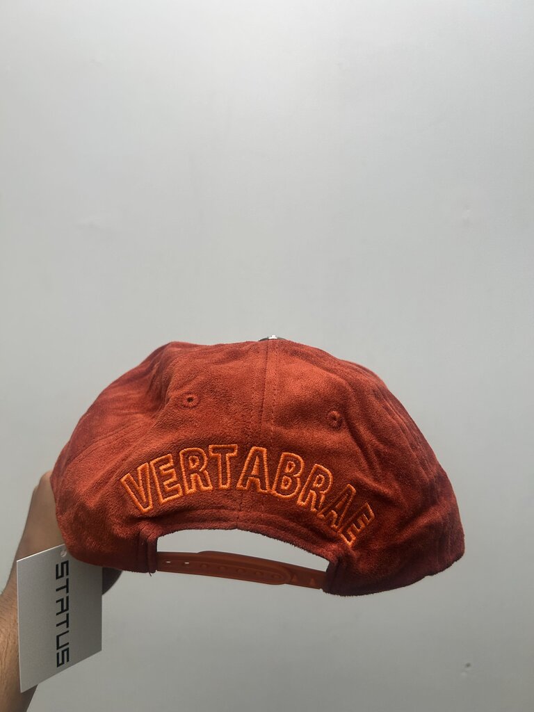 New Vertabrae Red Suede Hat