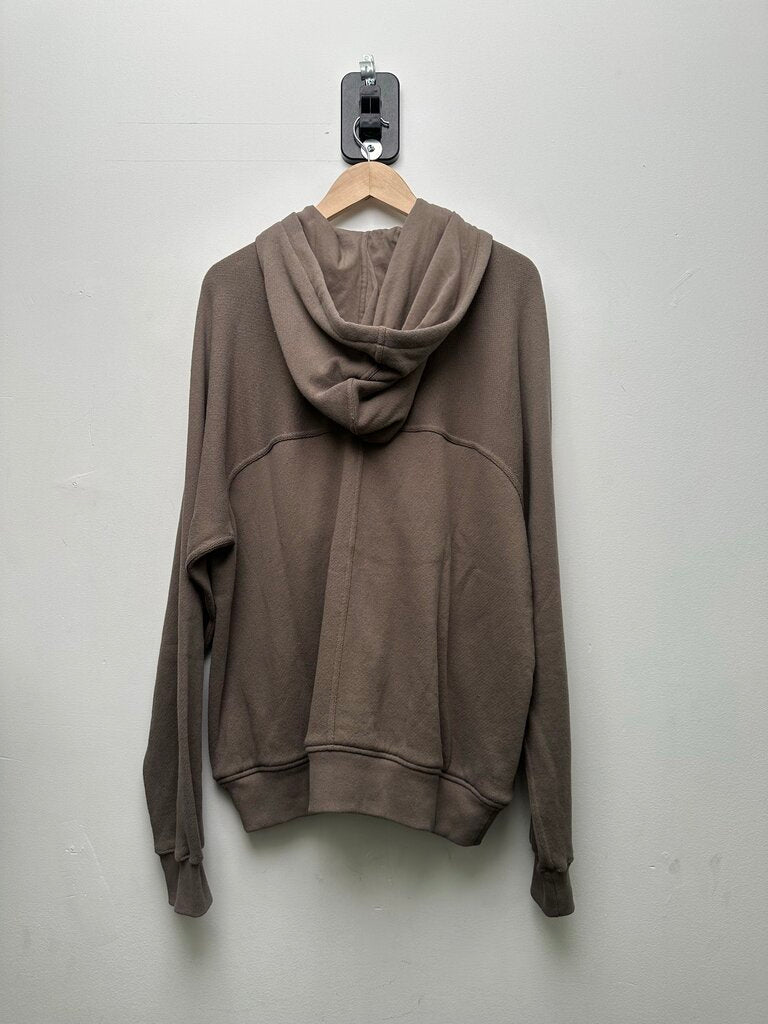 New Rick Owens Dust Knit Zip Up Hoodie Sz.Medium