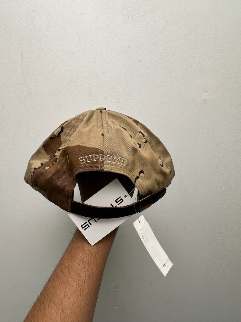 New Supreme S Logo Desert Camo Hat