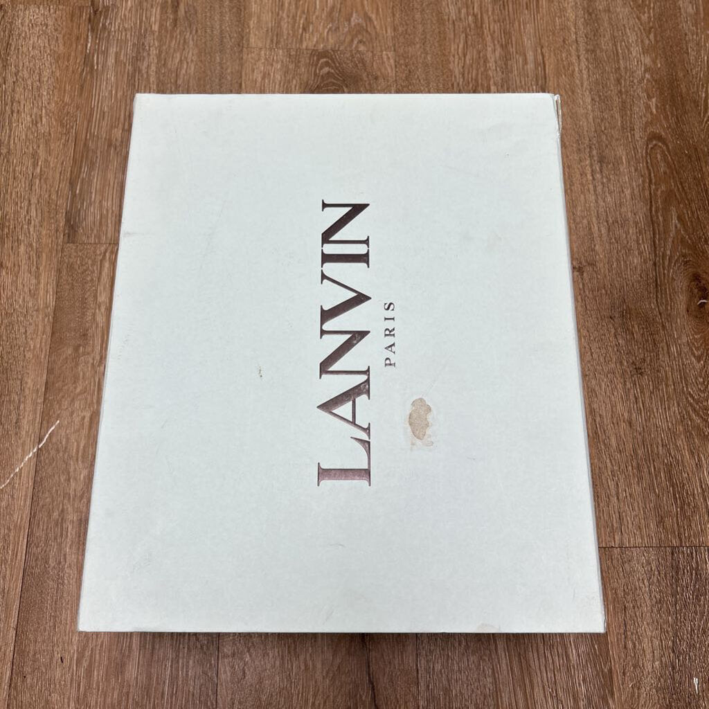 Preowned Lanvin White Curb Sneaker sz.42