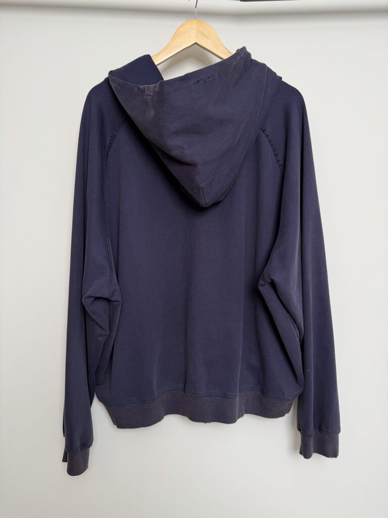New GV Gallery Navy Forever Logo Hoodie Sz. L