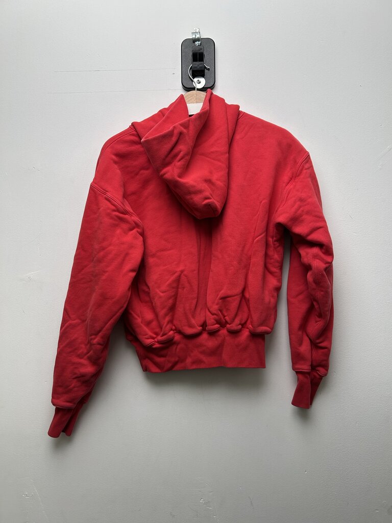 Preowned Yeezy Gap Blank Red Hoodie Sz.XS