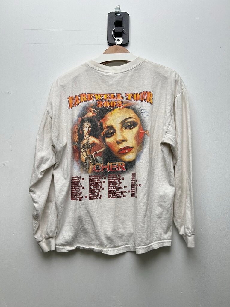 2002 Cher Farewell Tour White Longsleeve
