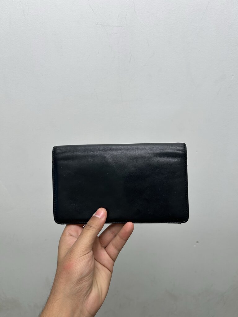 Preowned Chanel Studded CC Long Wallet