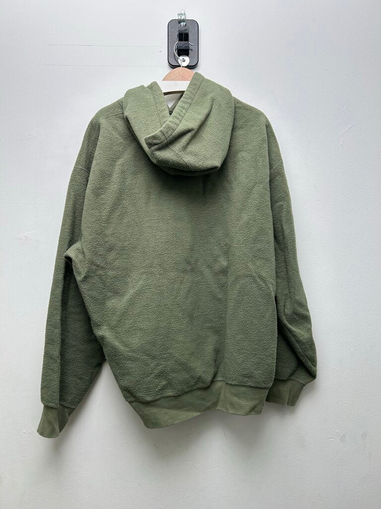 Preowned Supreme Olive Inside Out Box Logo Hoodie Sz.XL