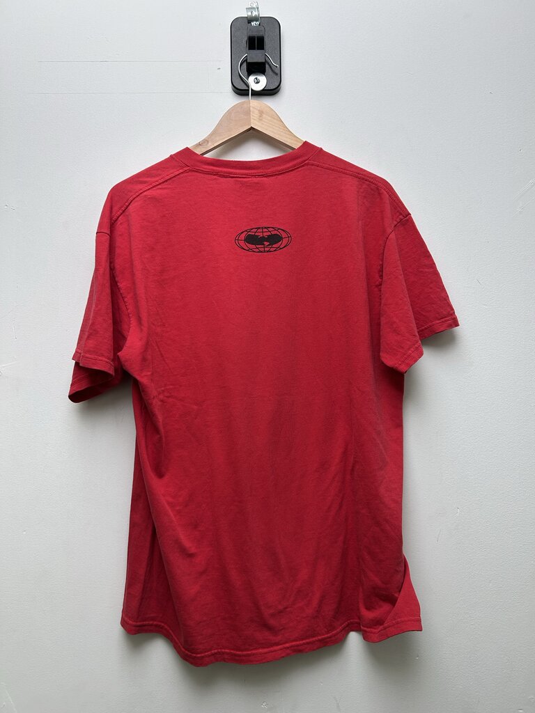 90's Wu Tang Wu Wear Blue Circle Red Tee sz.L