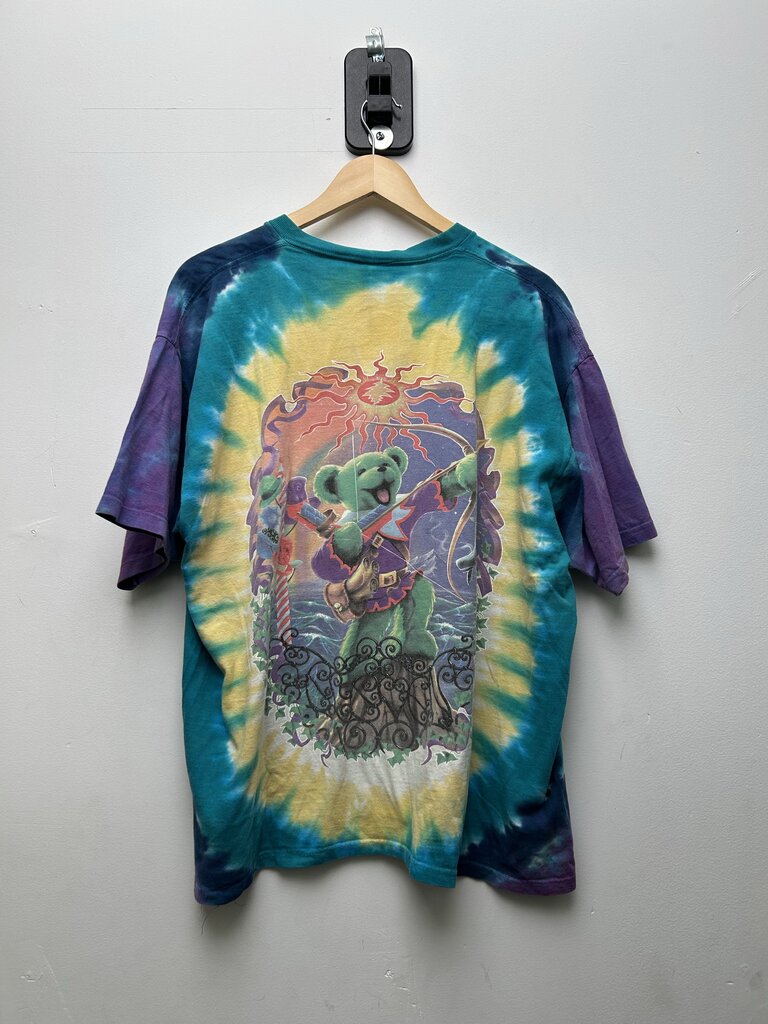 1998 Grateful Dead Liquid Blue Saint Stephen Tie Dye Tee sz.XL