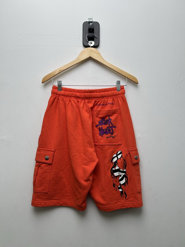 Preowned Chrome Hearts Spark Shorts Size Small