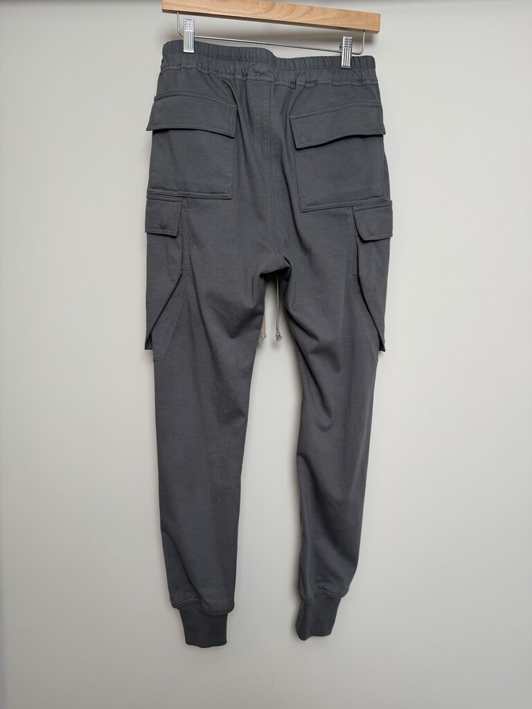 Preowned Rick Owens Grey Jogger Cargo Sweatpants size S/M