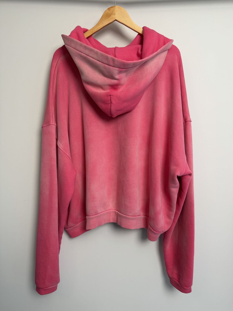 New Gv Gallery Pink Faded Hoodie Size Large