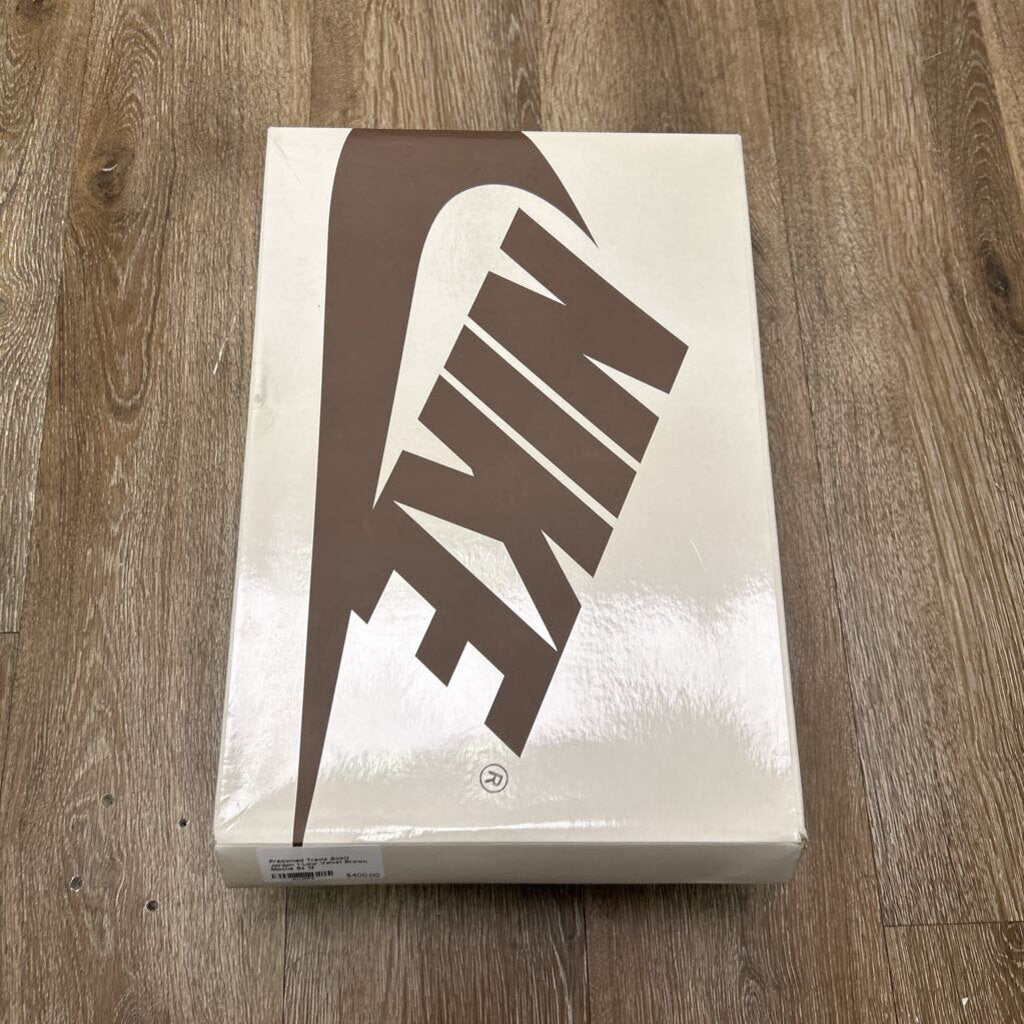 Preowned Travis Scott Jordan 1 Low Velvet Brown Mocha Sz 12