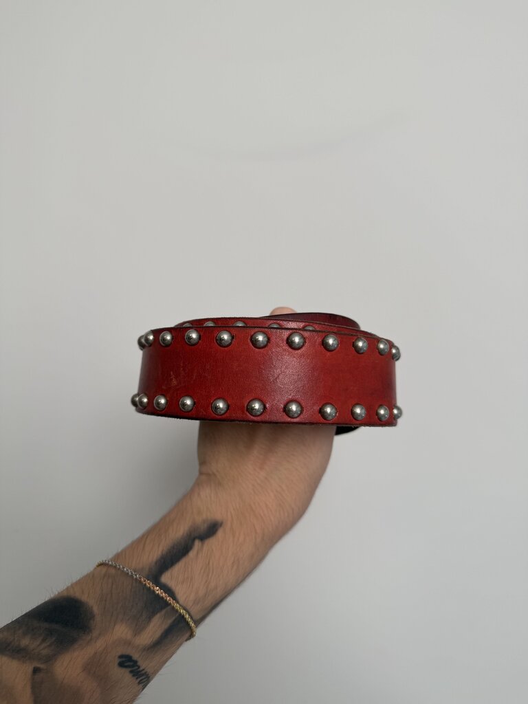 Pre-Owned ERD Belt Red Sz. 36