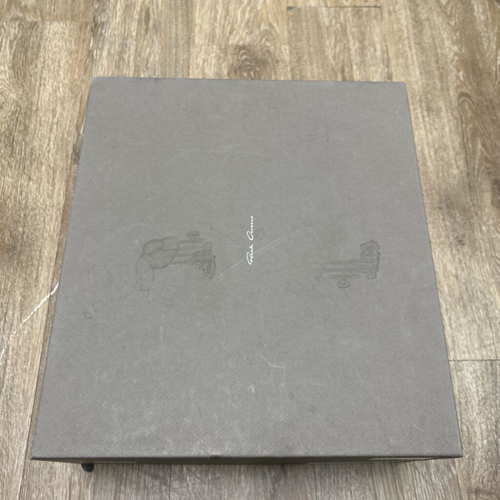 Preowned Rick Owens Geobasket Black White Sz.44