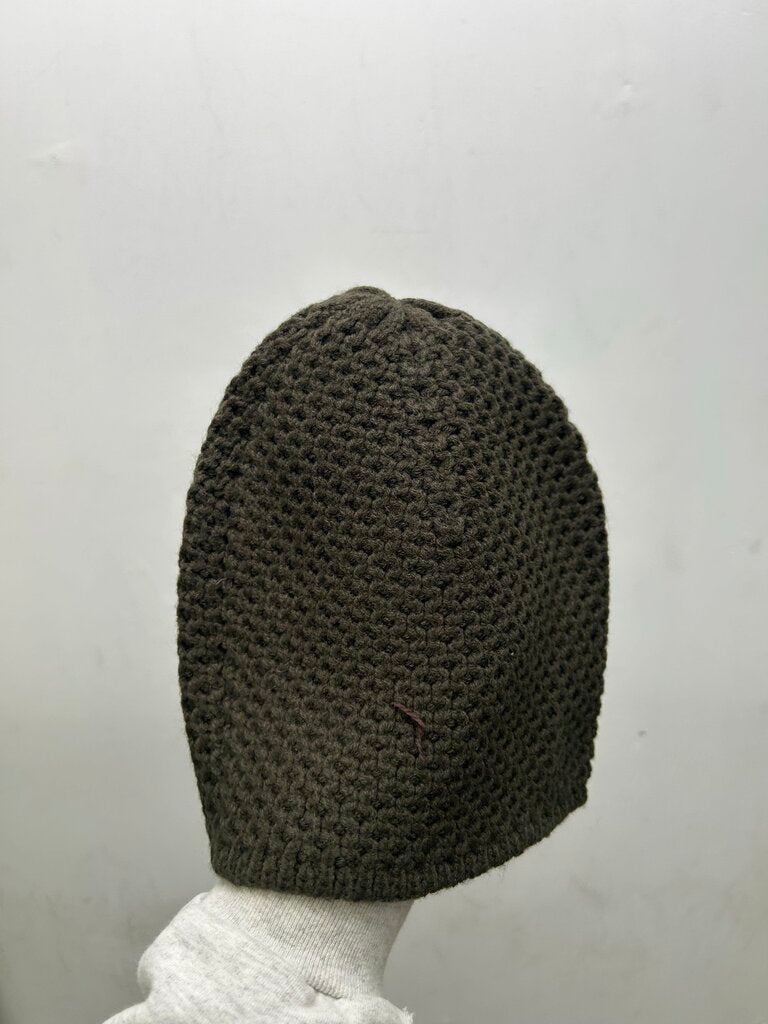 New Stussy Textured Knit Olive Skullcap Beanie