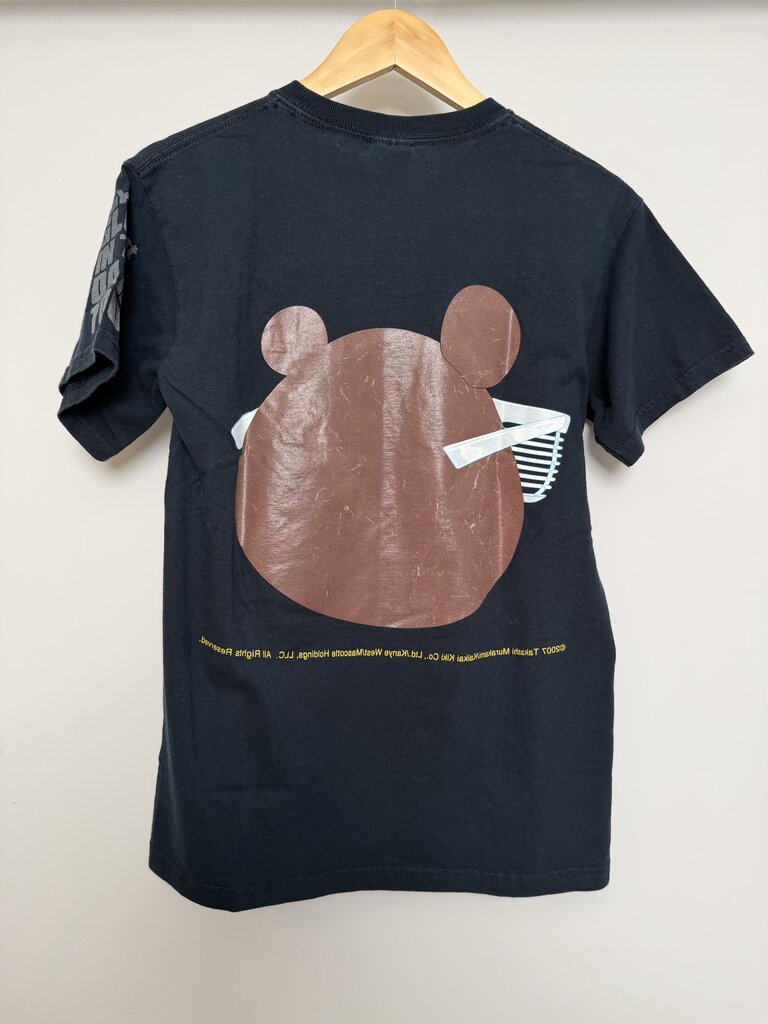 2007 Kanye West Glow in the Dark Tour Tee Black size S