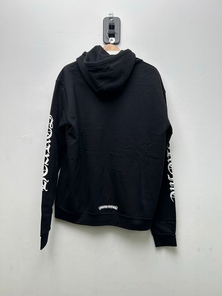 New Chrome Hearts Black White Vertical Zip Up Sz.Medium