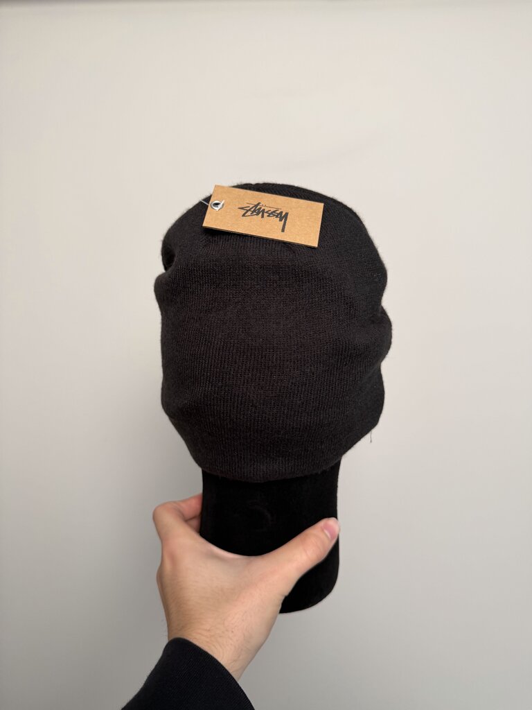 New Stussy Brushed Out Beanie Black/White