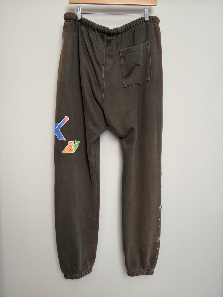 Preowned Satoshi Sicko Brown Jogger Sweatpants size 2XL