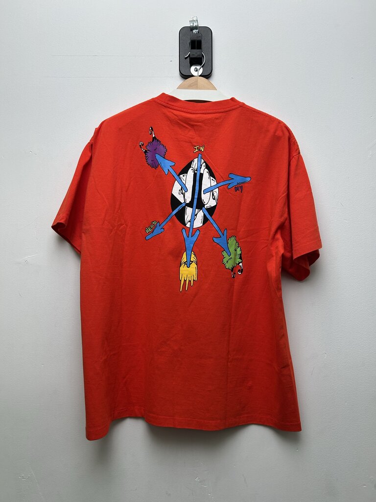 New Matty Boy Red Anti Promo Tee Sz.Large