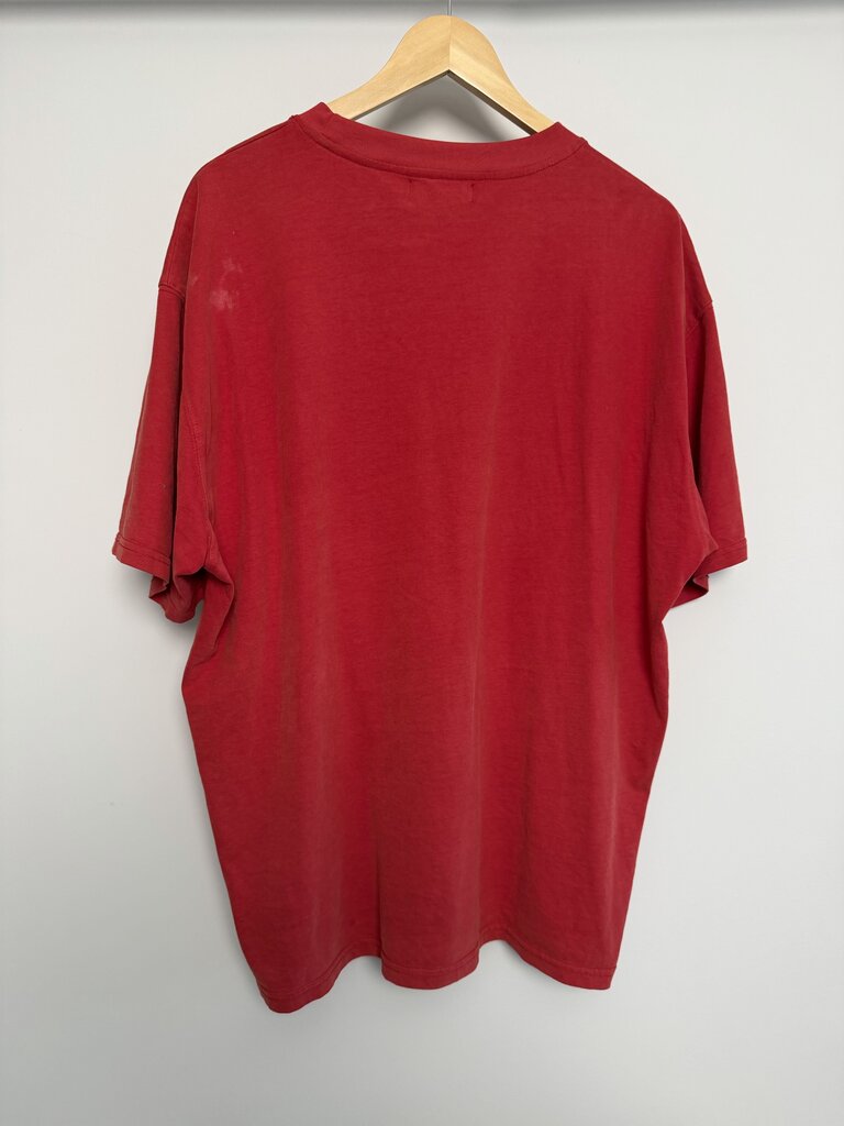 Preowned Boredom Kills Red Peace is Cheaper Tee size XL