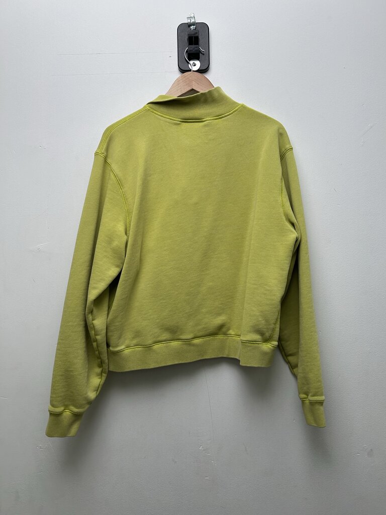 Preowned Gv Gallery Lime Green 1 of 1 quarter zip Sz L