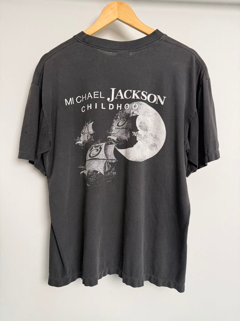 90s Michael Jackson Childhood Black Tee size L