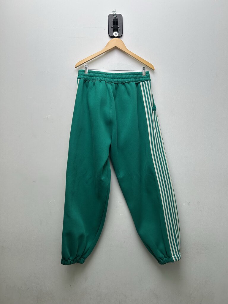 Preowned Gv Gallery Green Stripe Sweatpants Size Small