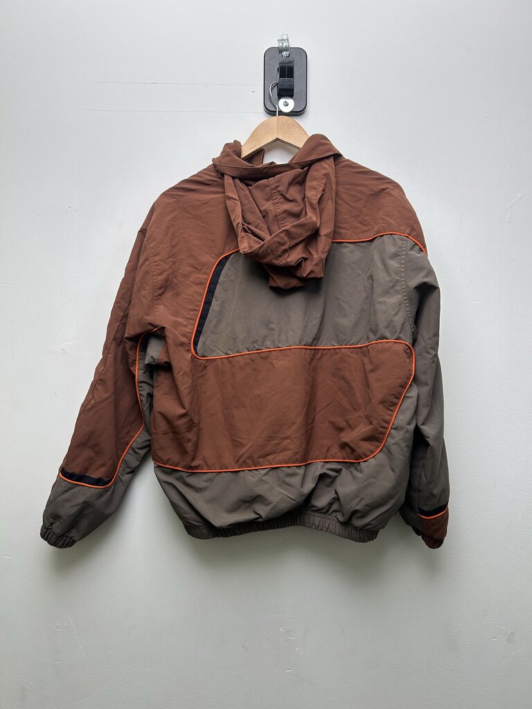 Preowne Supreme Brown Orange Track Zip Size Small