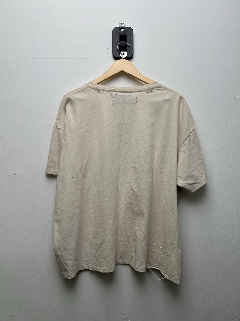 Preowned Paly Arigo Cream Tee Size Large