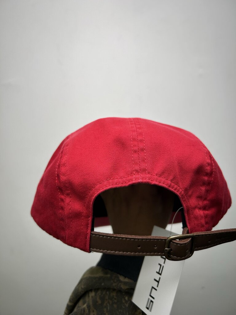 New Supreme Washed Chino Twill Red Camp Cap Sz. OS
