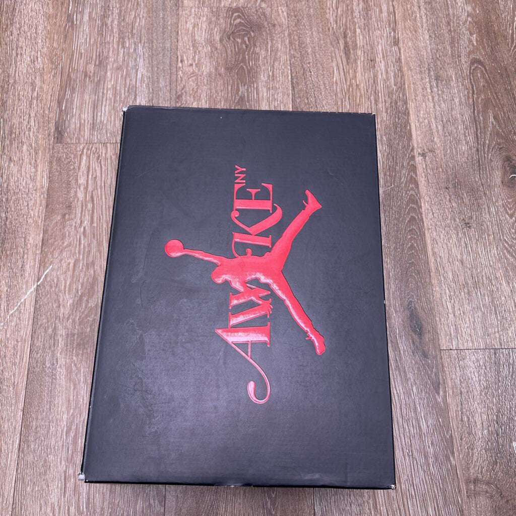 Preowned Jordan 5 Awake Black Size 9.5