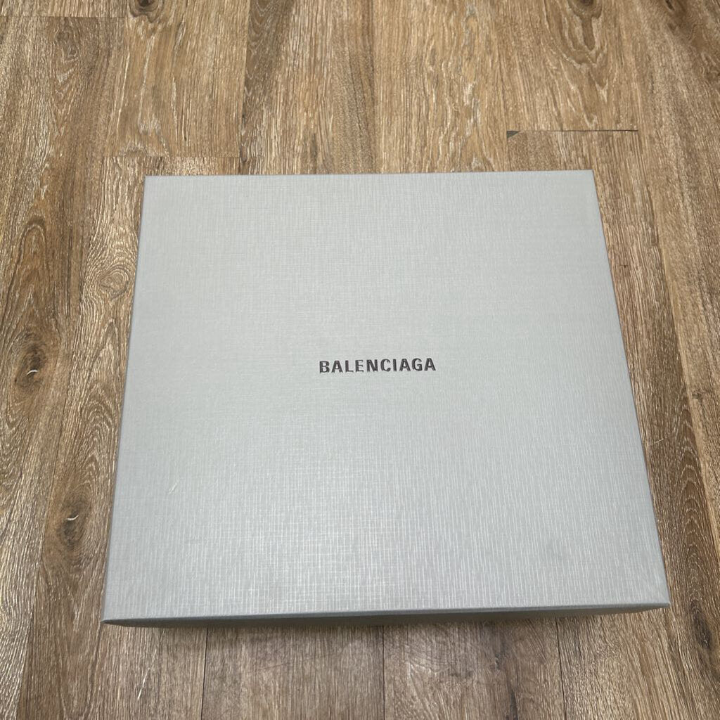 Preowned Balenciaga Canvas Patch Black Strike Boots sz.43