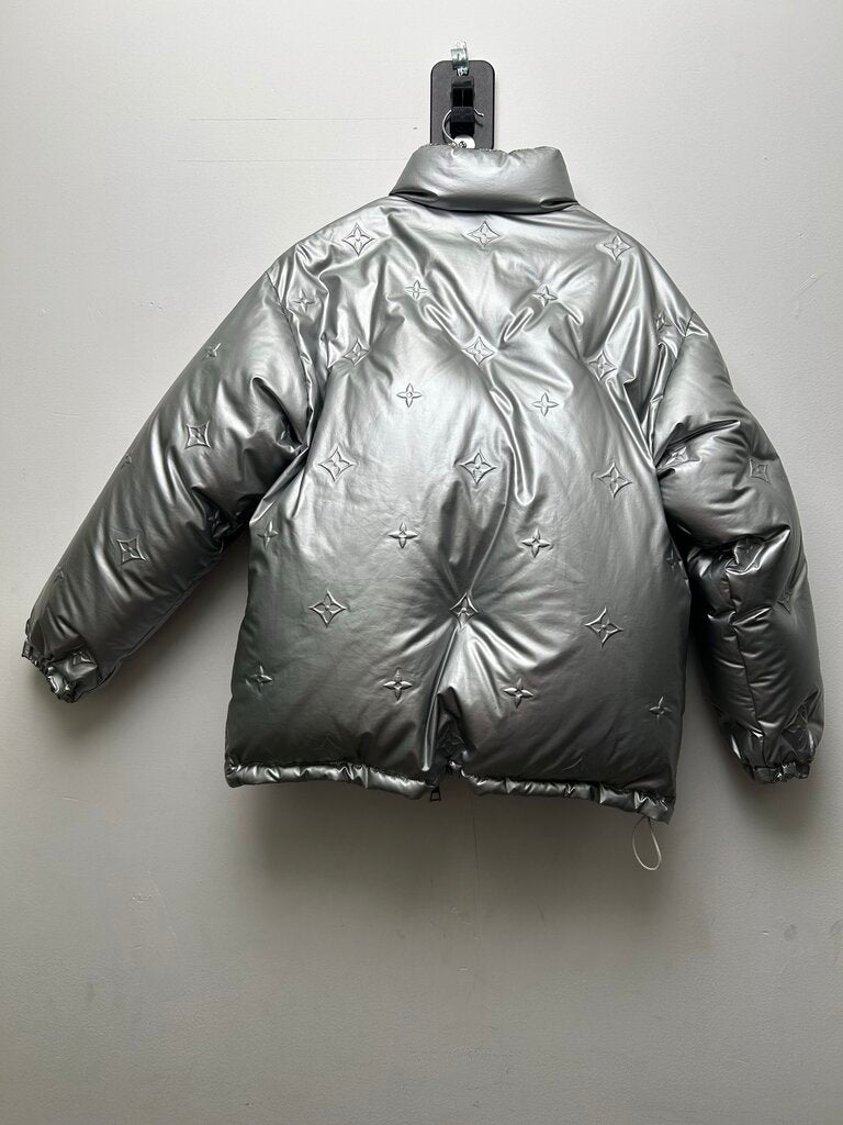 New Louis Vuitton Reversible Silver Damper Jacket size 36(S)