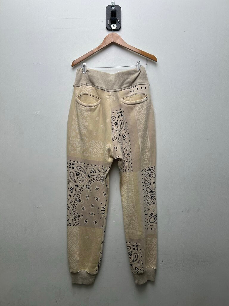 New Kapital Paisley Cream Pants Size 3