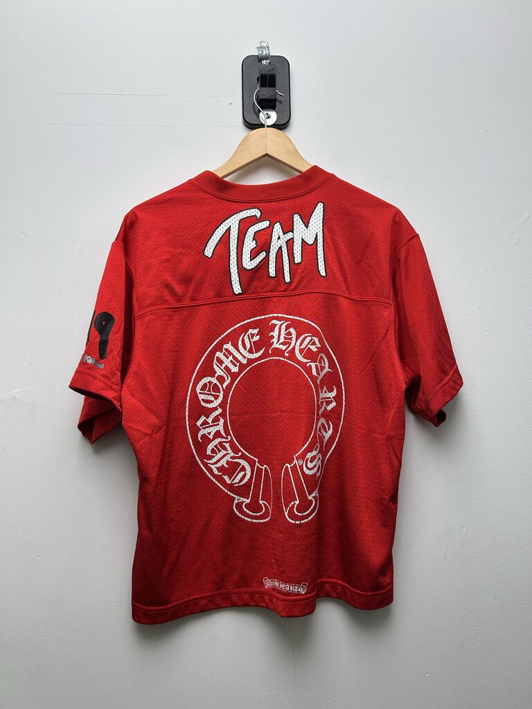Preowned Chrome Hearts Red Matty Boy Jersey sz.S