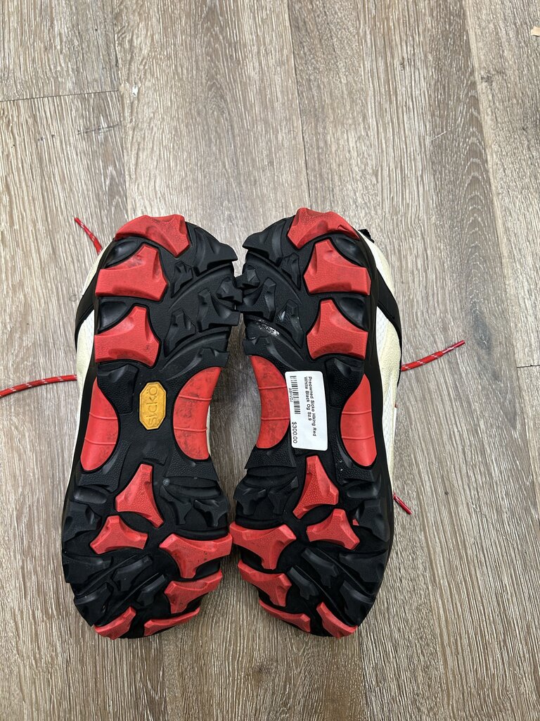 Preowned Sicko Hiking Red White Black Og Sz.9