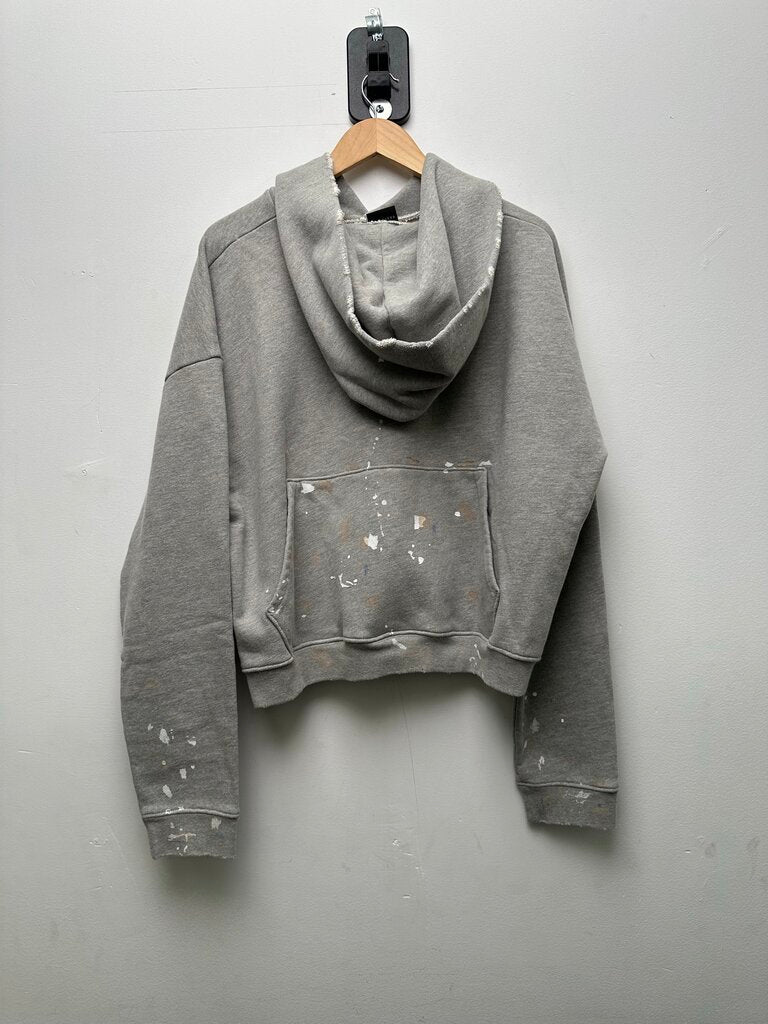 New Gv Gallery Grey Northwestern Paint Hoodie Sz.Small