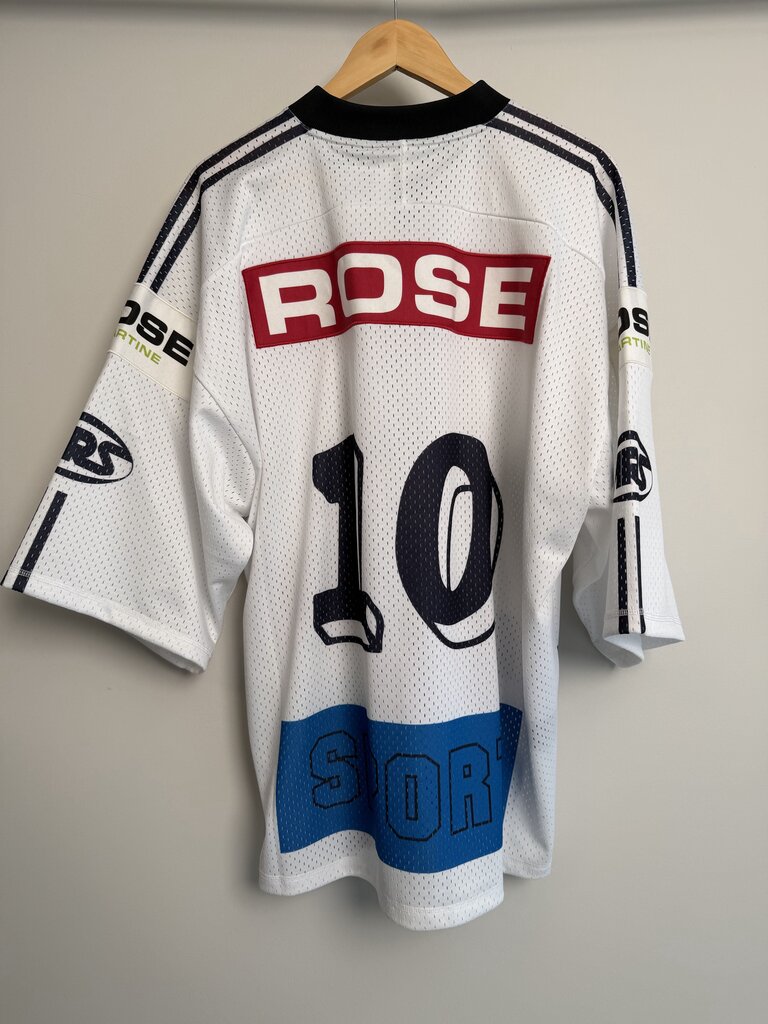 New Martine Rose White Hockey Jersey Sz. S