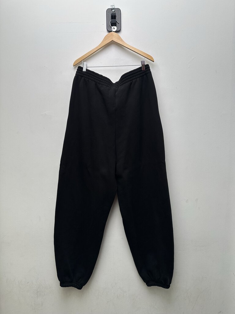New Gv Gallery Black White Spellout Sweatpants Sz.Medium