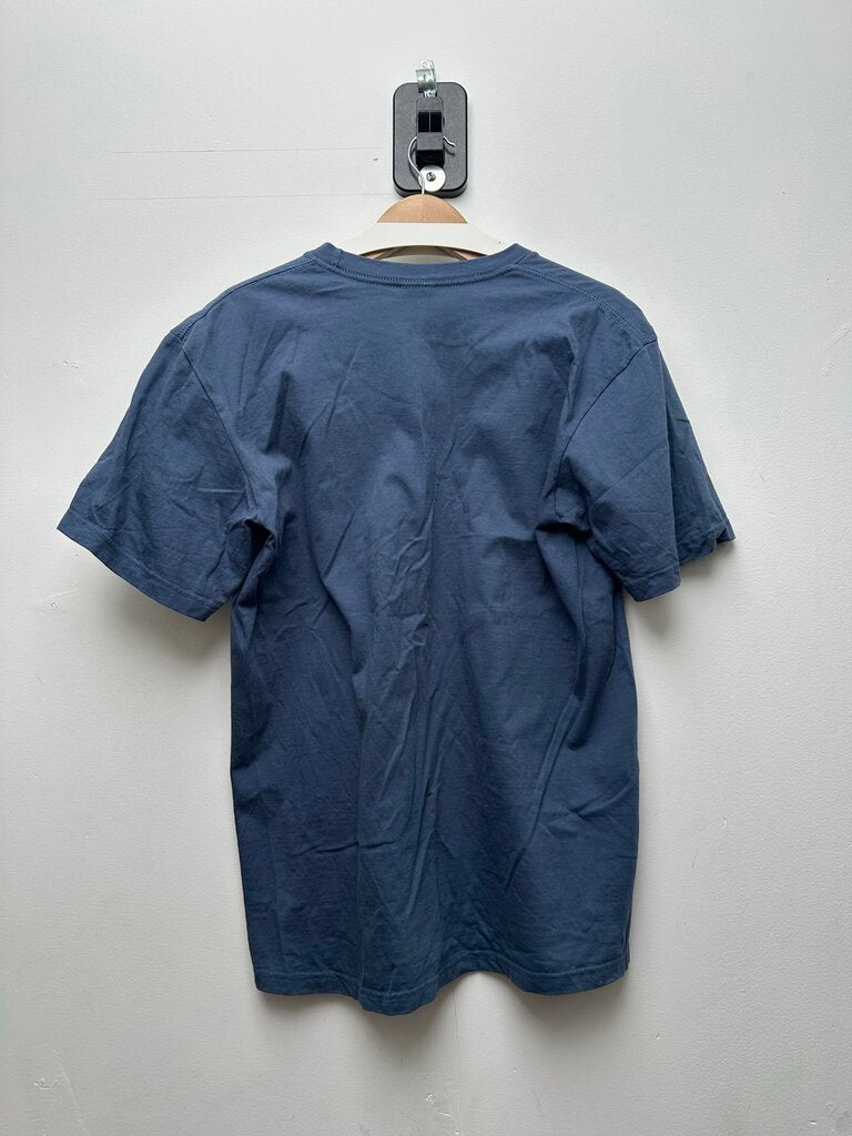 Preowned Supreme Gemstone New York Paris Blue Tee sz.M